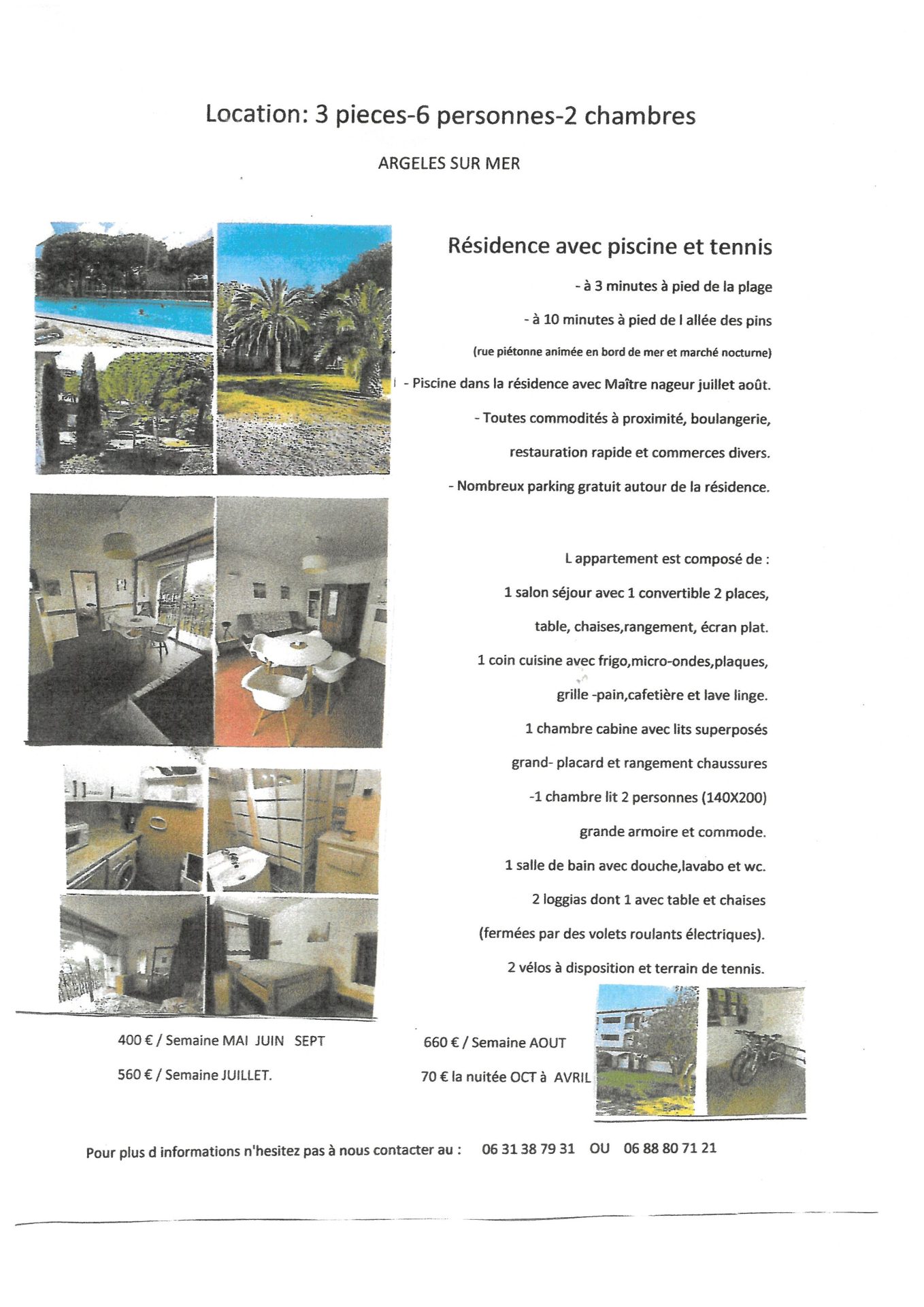 Lire la suite à propos de l’article Proposition de location