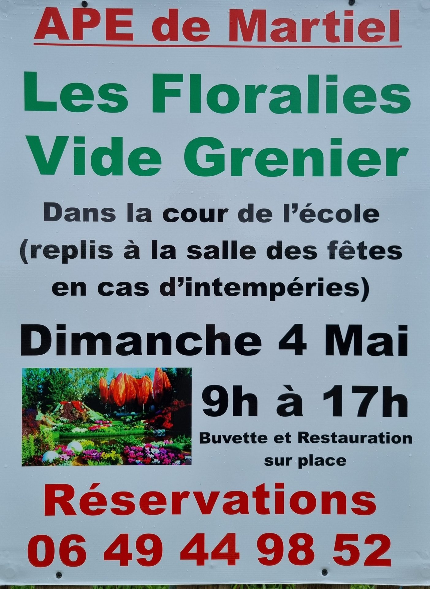 Lire la suite à propos de l’article Les Floralies – Vide grenier