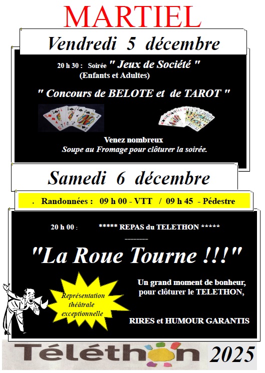 Lire la suite à propos de l’article TELETHON 2025 : ENSEMBLE, ON NE LÂCHE RIEN